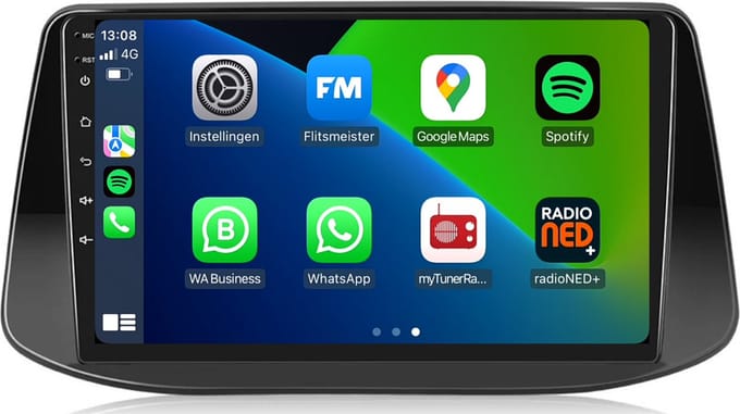 Carplay autoradio voor Hyundai I30 | 2017 t/m 2022 | Android 13 | Draadloos Apple Carplay & Android Auto | 2GB + 32GB | 8-Core processor | Davilon | 2025 model | 2017 2018 2019 2020 2021 2022 | Bluetooth & Wifi