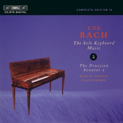 Miklós Spányi - C.P.E. Bach: Solo Keyboard Music Vol 2 (CD)