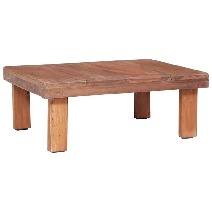 vidaXL Salontafel 60x45x23 cm massief mahoniehout