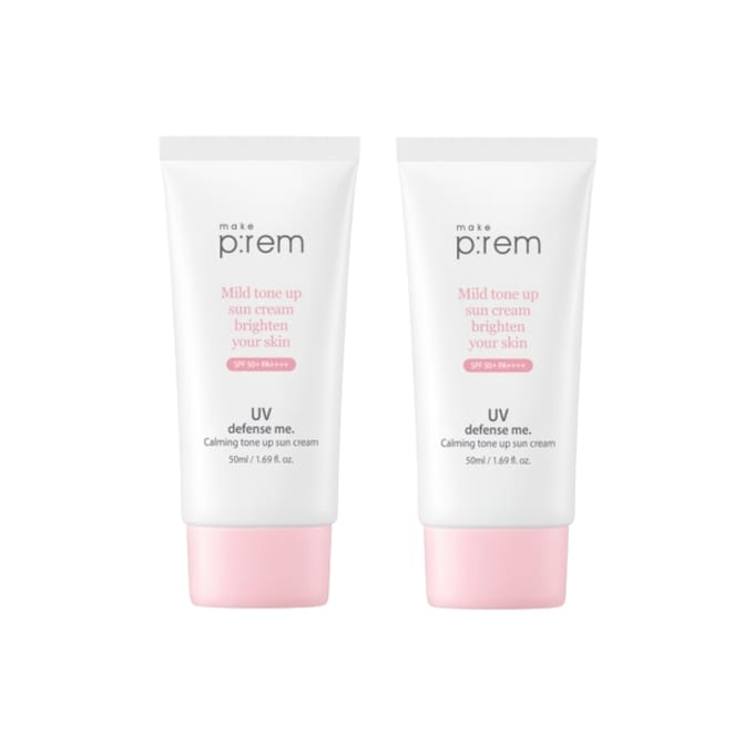 make p:rem UV Defense Me. Calming Tone Up Sun Cream (2ea) Set