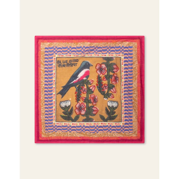 Oilily Abluebird Sjaal- maatOne size Roze Glo