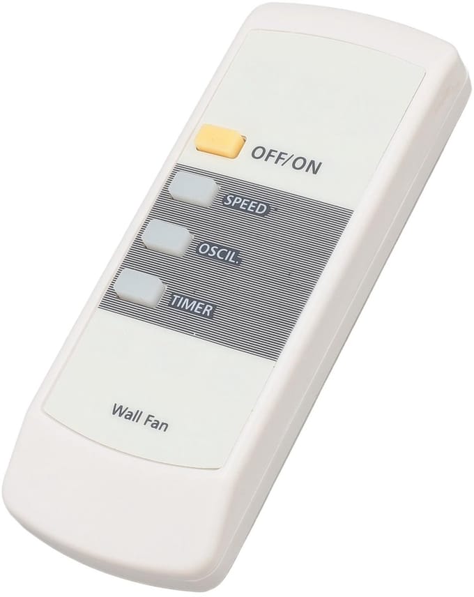 Dailygoody - Universele Afstandsbediening voor Wandventilator - Multifunctionele Vervangingsoplossing