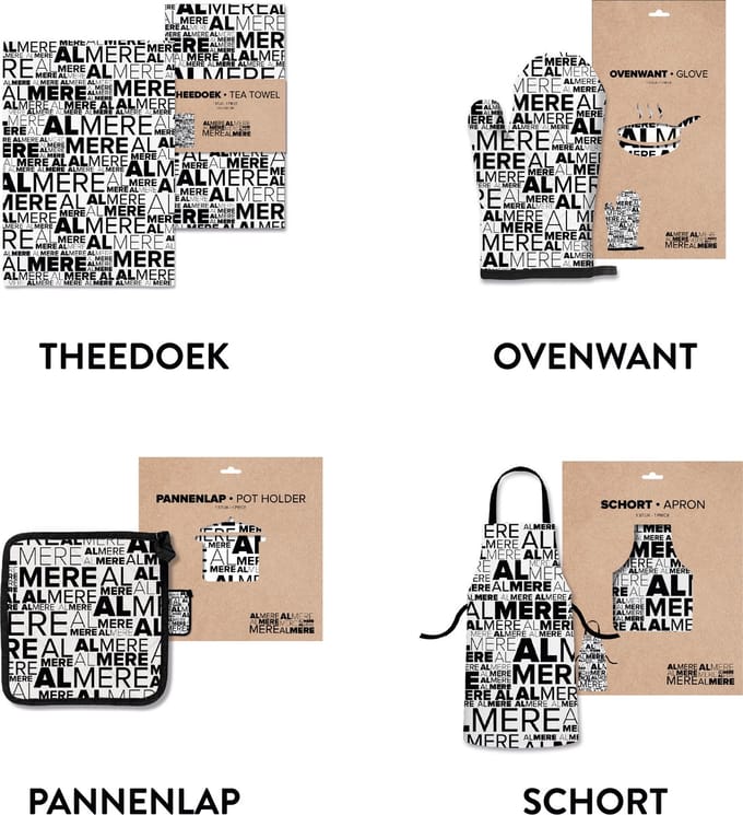 Almere keukentextiel voordeelpakket - Souvenirs Nederland