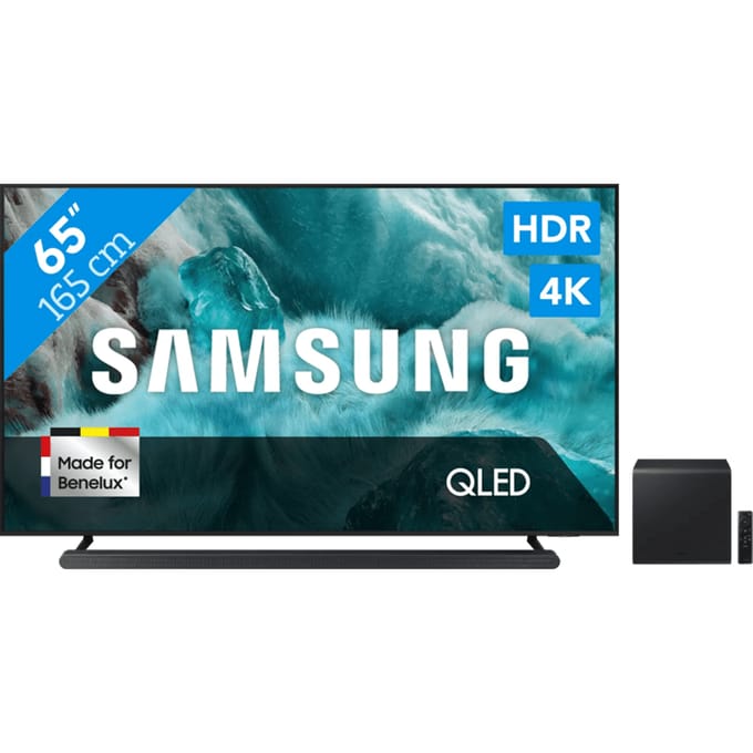 Samsung 65" QLED Q7F4 4K (2025) + Samsung HW-S800D Zwart