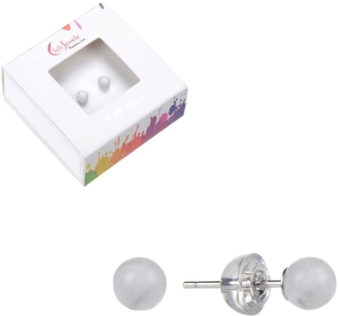 Oorbellen Magnesiet 4 mm