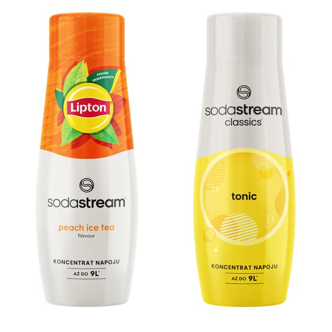 Sodastream Lipton - Limonadesiropen - Perzik - Tonic