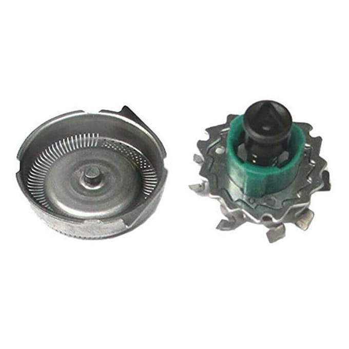 3 stuks vervangende meskoppen voor scheerapparaat, compatibel met Philips RQ11 Dual Precision 3Pcs gray