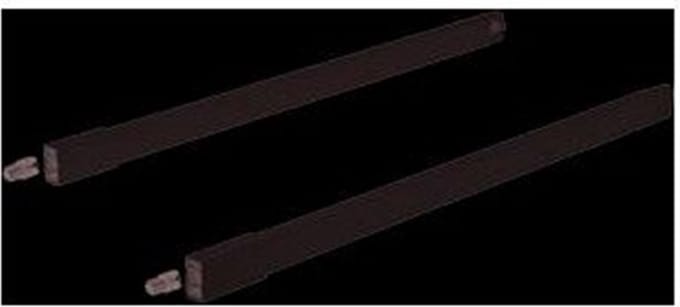 Hettich ArciTech set lengtereling 500mm wit