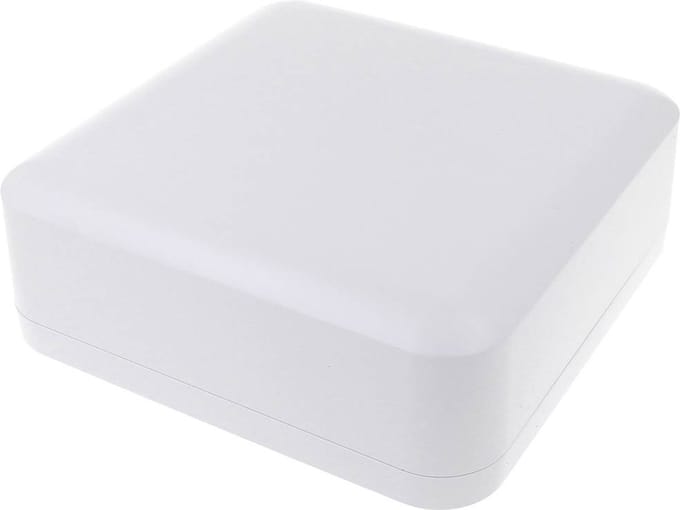 Hammond Electronics 1556HAWH – Universele behuizing – 200 x 200 x 70 mm – ABS kunststof – Brandvertragend – Wit