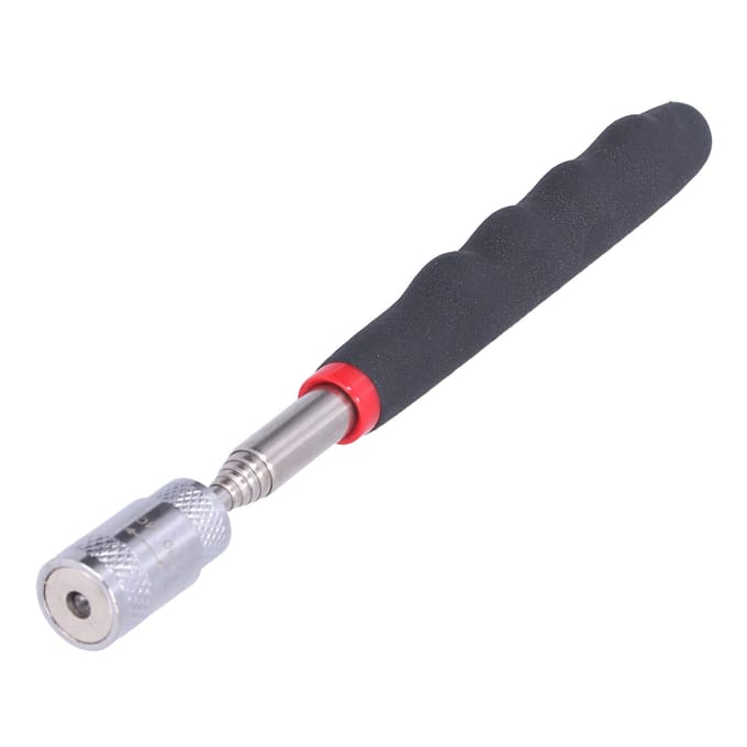 Magnetische Opraaptool met LED-licht Mini Draagbare Telescopische Magneet Picker Bar Cadeau gray