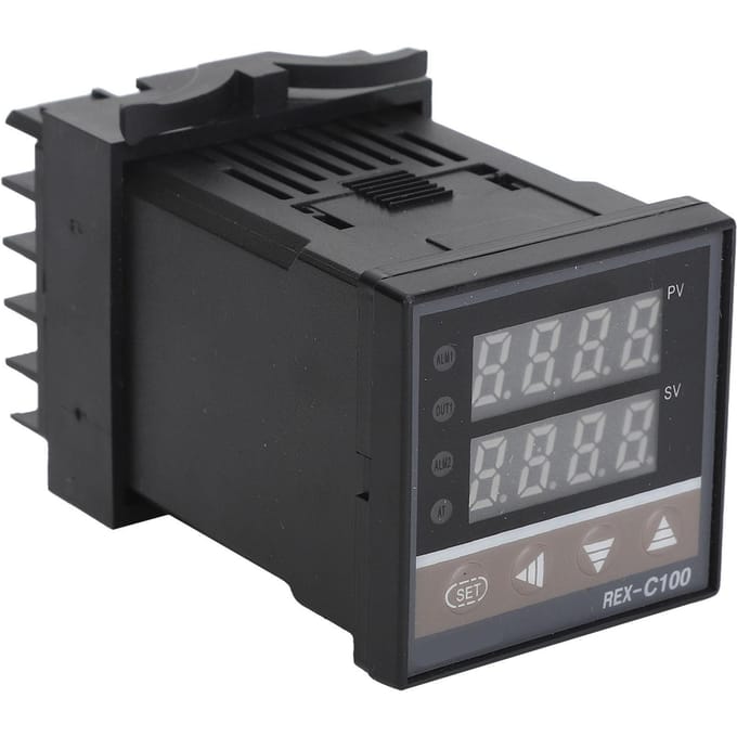 Temperatuurregelaar PID Intelligente Digitale Regelinstrument K-Type Ingang Relaisuitgang AC85‑265V gray
