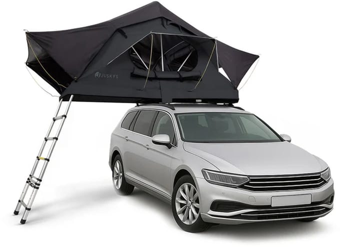 Daktent Lago - 2-personen - Incl. Matras - Zwart