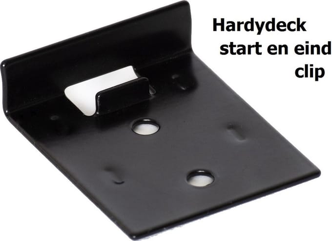 Hardydeck begin clip voor onzichtbare bevestiging vlonderplanken 25 stuks