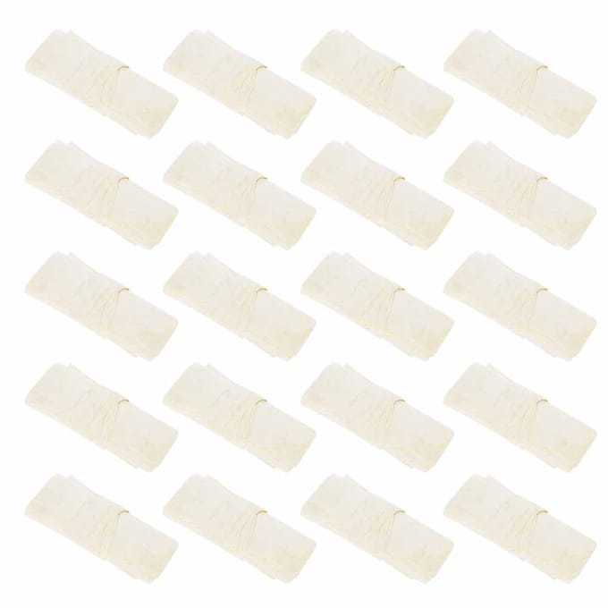 20 stuks zelfgemaakte eetbare droogworst darmhulzen accessoire voor worstmaker machine L(for 6.5-9kg) white