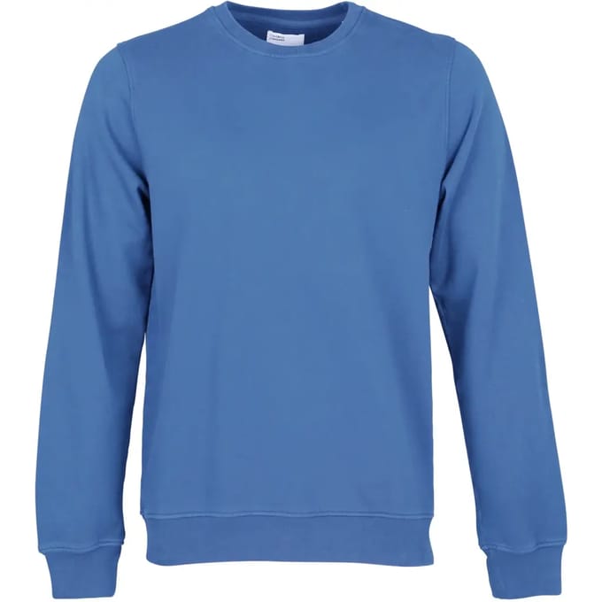 Sweatshirt ronde hals Colorful Standard Classic Organic pacific blue