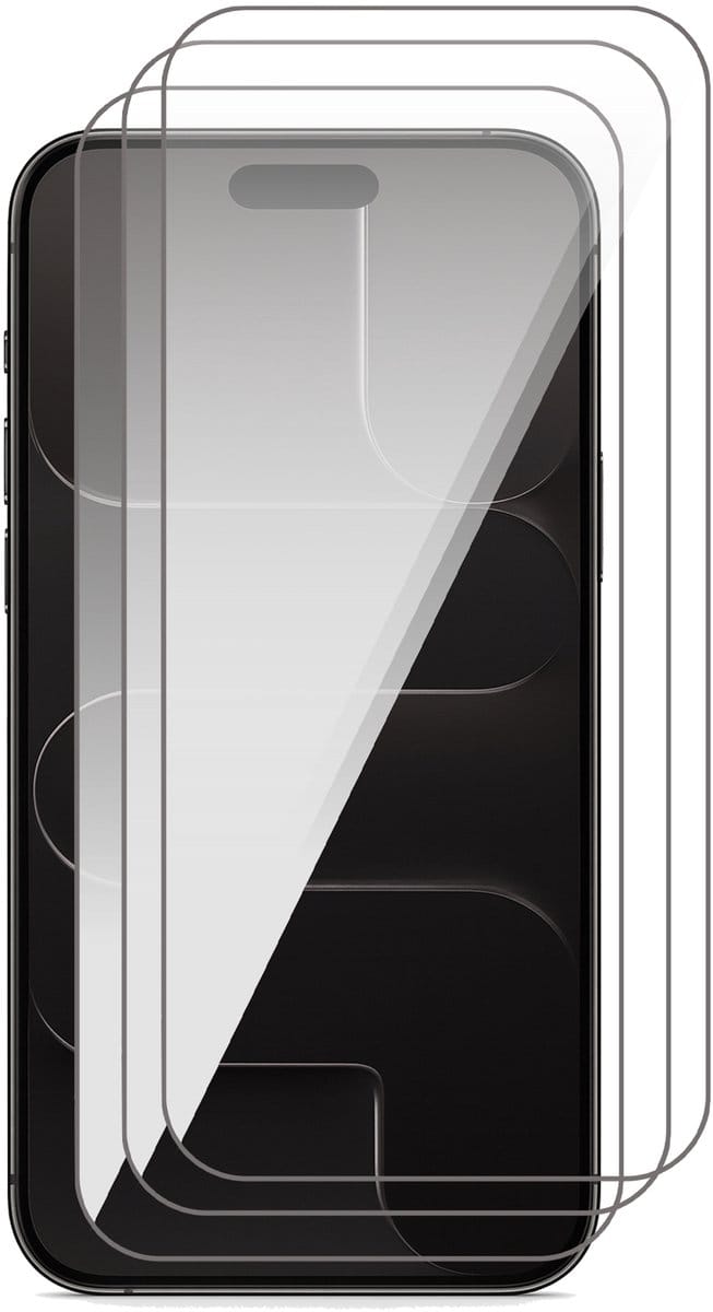 Screenprotector geschikt voor iPhone 17 Air - 3x Glas Screen Protector