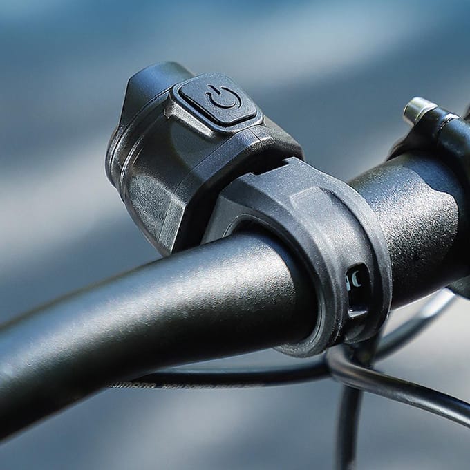 Fiets elektrische bel 80dB elektrische fietshoorn Fietsstuurbel Fiets luid alarmbel Fietsen zwart