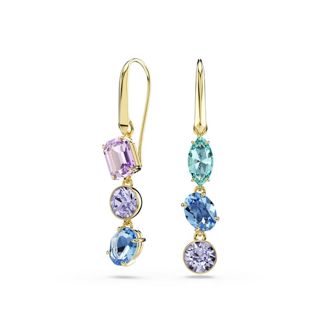Swarovski Gema Dames Oorbellen Metaal - Goud