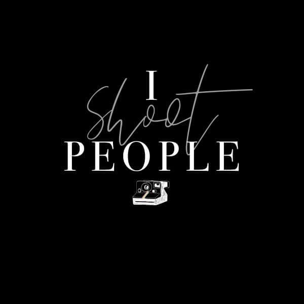I Shoot People Dames T-shirt - Zwart - 3XL