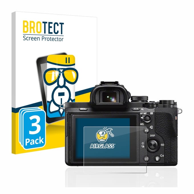 Screenprotector 3 Stuks voor Sony Alpha 7 II (ILCE-7M2) Beschermglas transparant