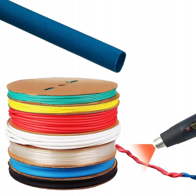 Rosfix Krimpkous 14mm 1m - Zelfdovend 2:1 Krimpfactor - 14→7mm, 1000V Isolatie