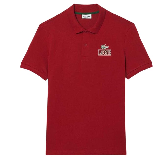 Lacoste Heren Regular Poloshirt (Rood)