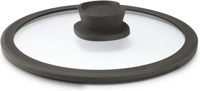 LEO Glazen deksel Stone - Ø 20cm - Grijs -