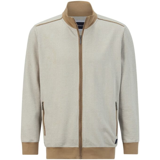 Babista herren Sweatvest - 48/50 - beige - Plus Size