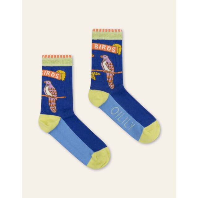 Oilily Mangalore Sokken- maat35-38 Amparo Blauw