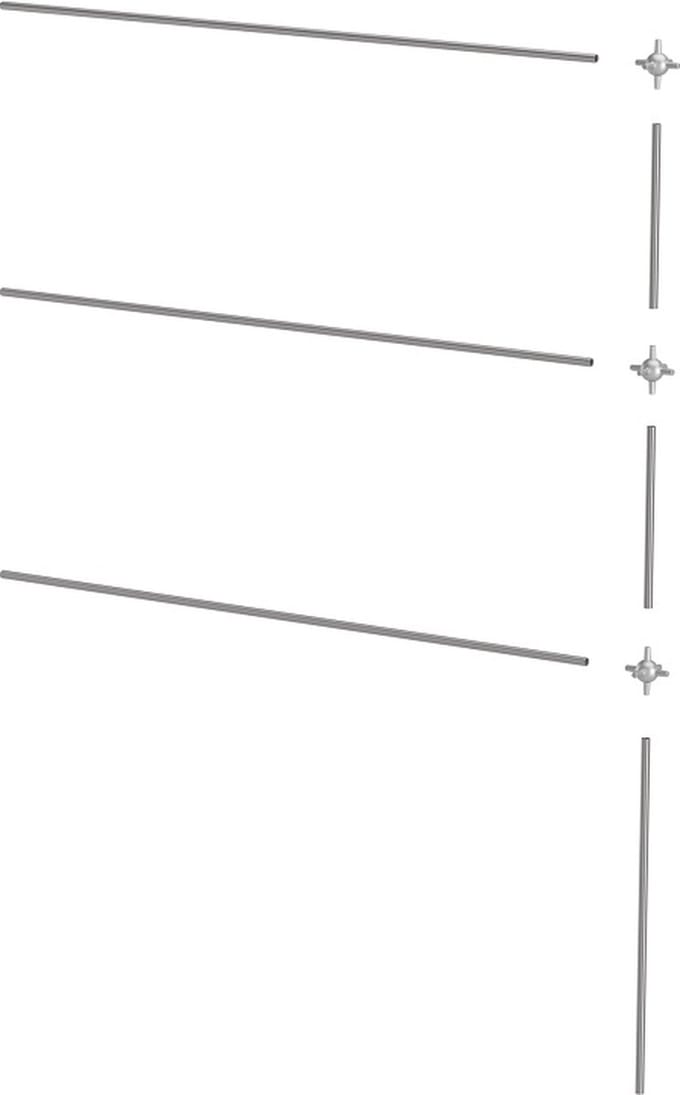 WITBOSCH - Plantensteun - Uitbreiding voor modulaire leisteun - 103 cm