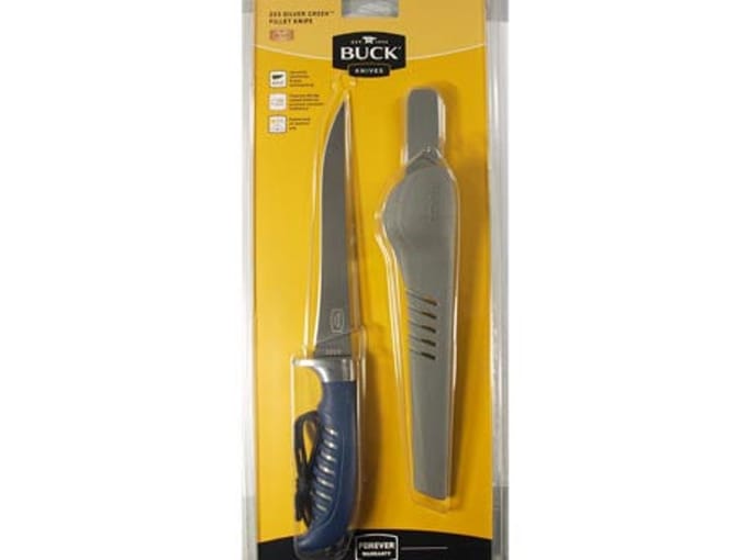 Buck silver creek fillet knife clampack