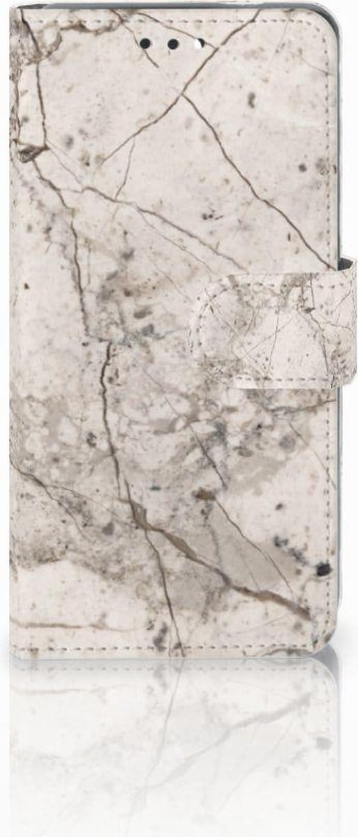 Nokia 3.1 (2018) Bookcase Marmer Beige