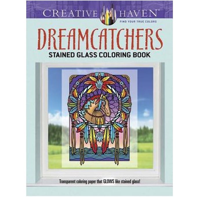 Creative Haven Dreamcatchers Stained Glass Coloring Book - Noble, Marty