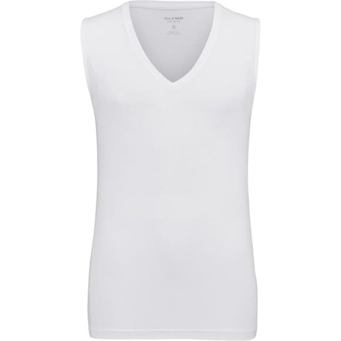 OLYMP Level Five T-Shirt voor eronder, Body Fit, Wit