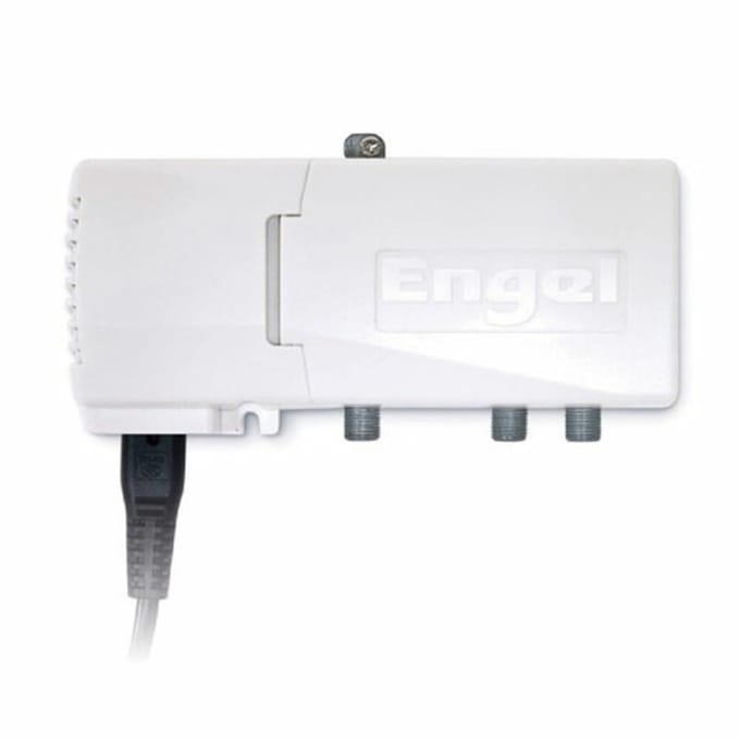Binnen Antenneversterker UHF/VHF 25dB 2 Outputs LTE 5G Engel