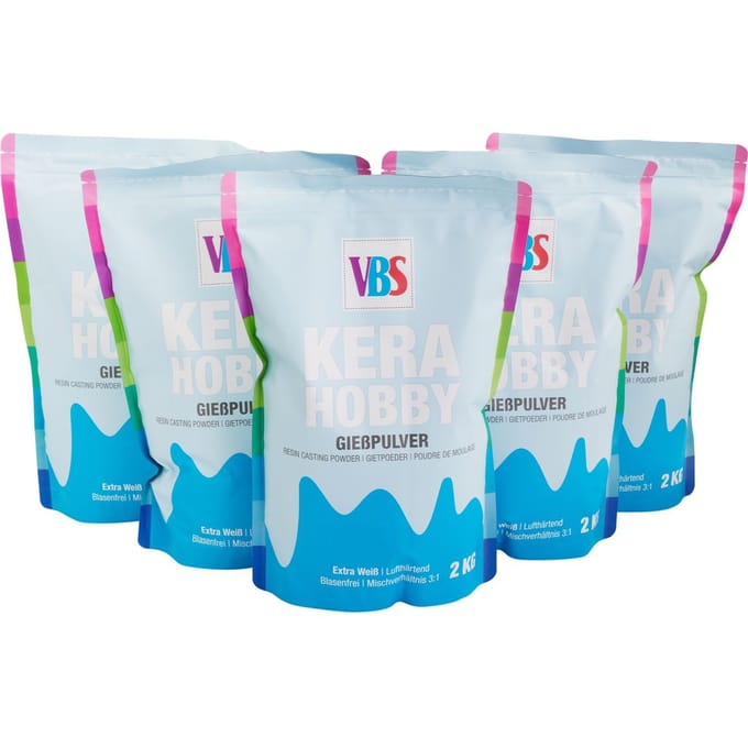 VBS Gietpoeder "KeraHobby", Wit - 10 kg