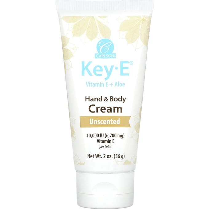 Key-E, Hand- & Lichaamscrème, Ongeparfumeerd, 56G(2 oz) white
