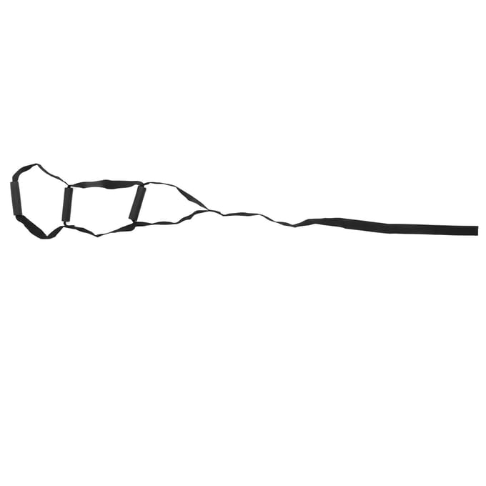 Bedladder Hulpband Optrek Zit-up Touwladder met 3 Handvatten voor Ouderen Blessureherstel white