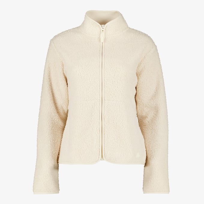 Mountain Peak dames outdoor fleece vest ecru - Beige - Maat L