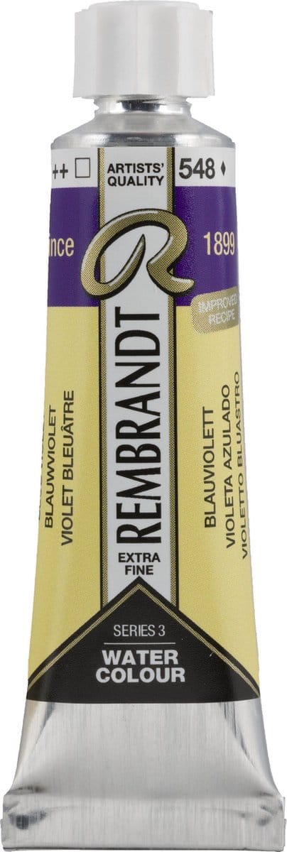 Rembrandt Aquarelverf - tube - Blauwviolet 548   8712079436728   Verf