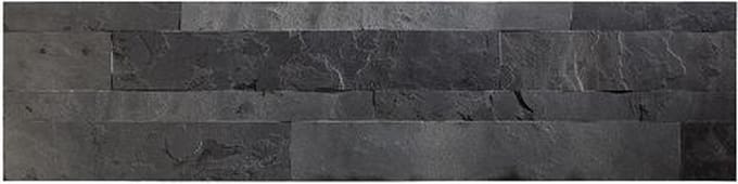 Zelfklevende Steenstrip Natuursteen Black Carbon Zwart