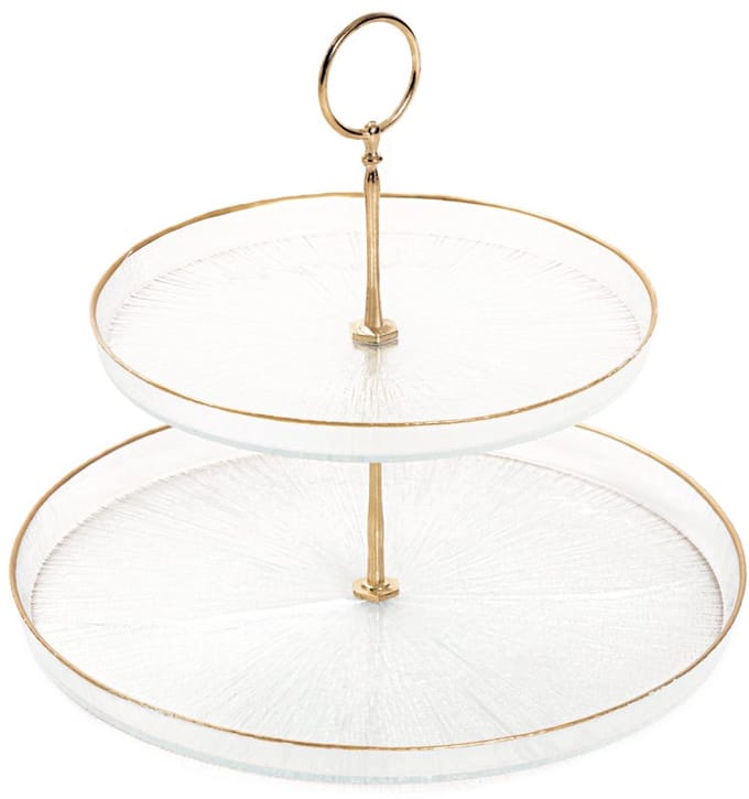 Homla - MONZE - Transparant met twee etages - 21 cm, 28 cm - 862095