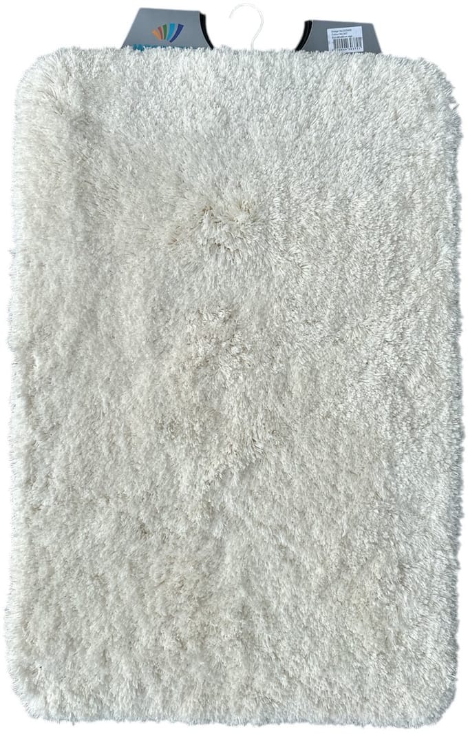 Wicotex - Badmat Bergen uni Beige - Badmat - Antislip onderkant - Afmeting 60x90cm - Fluffy zacht