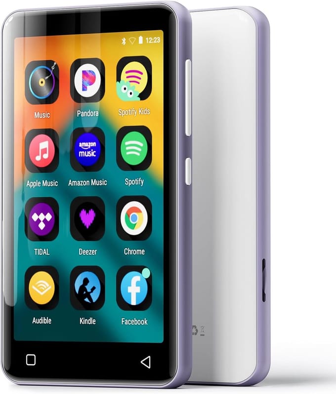 80GB MP3 Speler met Bluetooth en WiFi - Touchscreen Muziekspeler voor Kinderen