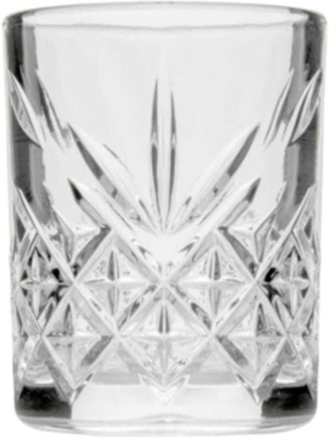 Pasabahce - Shotglas - Timeless - 62 ml - Transparant - Set van 4 - Vaatwasserbestendig