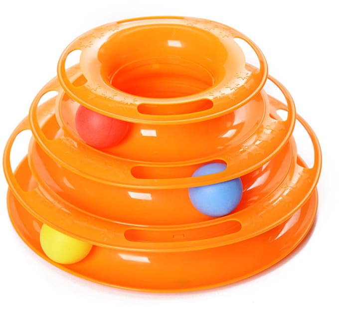 PETFUN - CatPlay - Katten Speelgoed - Interactief - Balspel - Toren