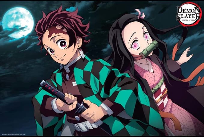 Poster Demon Slayer - Tanjiro & Nezuko 91,5x61cm