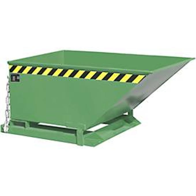 Kiepcontainer KN 400, groen (RAL 6011)