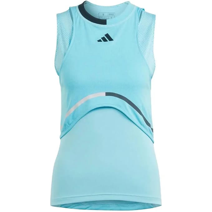 adidas Match Pro Tanktop Dames-Lichtblauw,Veelkleurig
