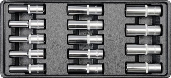 Yato YT-5539 - Lang Nasets - 1/2" - 14 Stuks - CrV-Staal